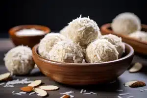 Almond Butter and Coconut Fat Bombs