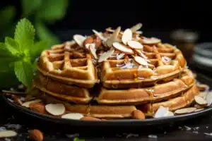 Almond Butter and Coconut Flour Waffles