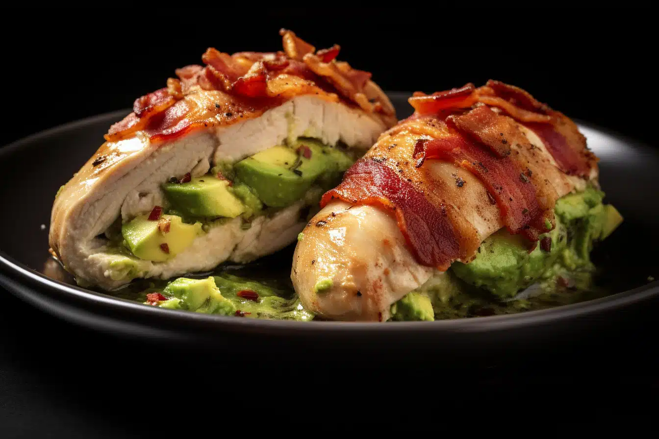 Avocado and Bacon Stuffed Chicken Breasts