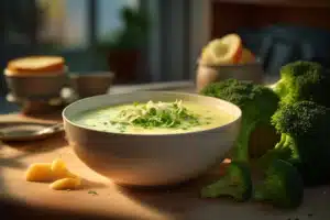 Creamy Broccoli and Cheddar Soup