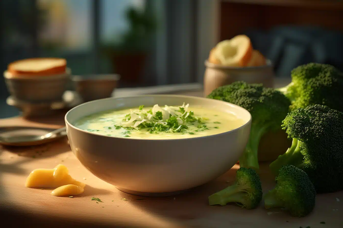 Creamy Broccoli and Cheddar Soup