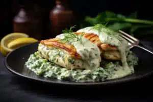 Creamy Spinach and Artichoke Stuffed Chicken