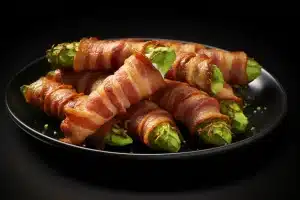 Keto Bacon-Wrapped Avocado Fries