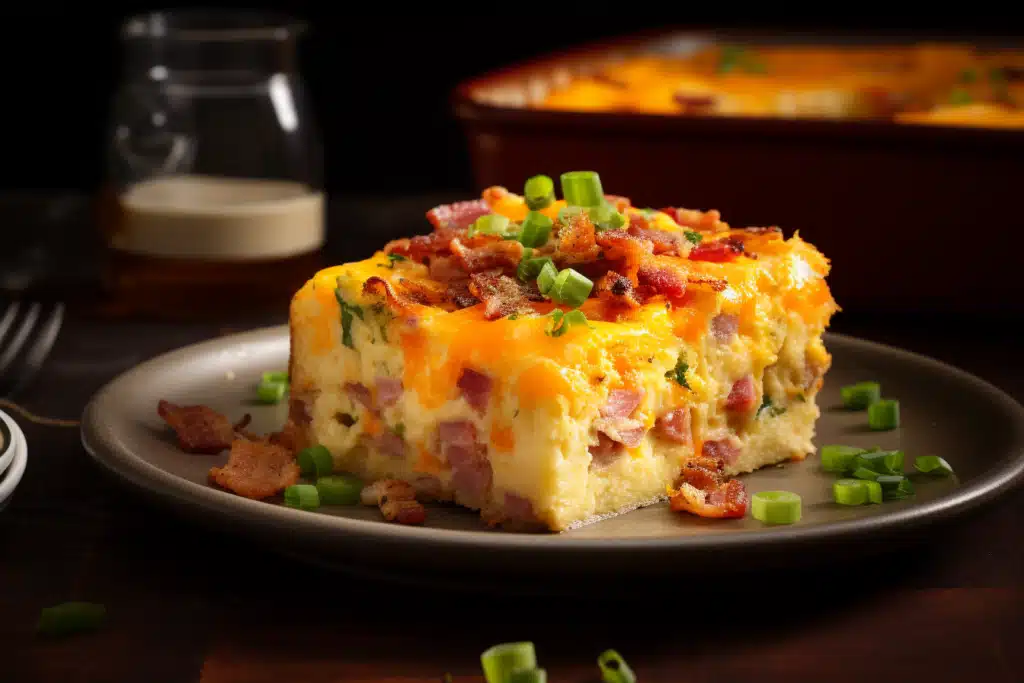 Keto Bacon and Cheese Breakfast Casserole