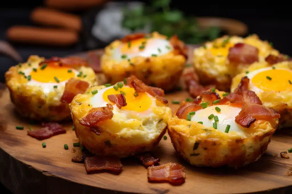 Keto Bacon and Egg Breakfast Bites