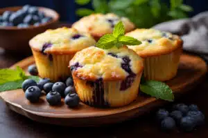 Keto Blueberry Muffins