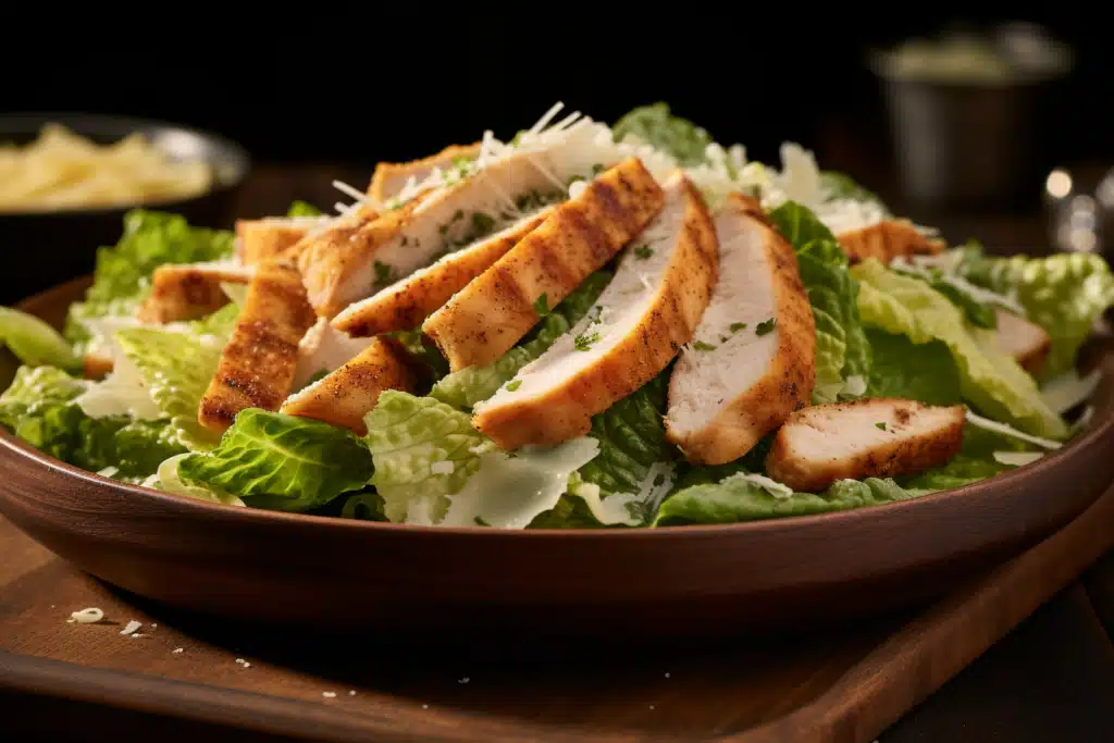 Keto Chicken Caesar Salad