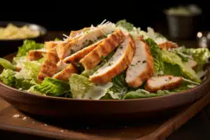 Keto Chicken Caesar Salad