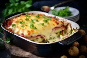 Keto Chicken Cordon Bleu Casserole