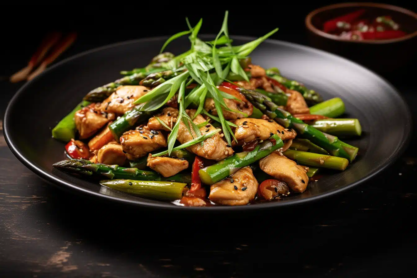 Keto Chicken and Asparagus Stir-Fry