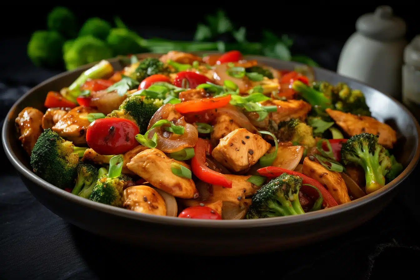 Keto Chicken and Vegetable Stir-Fry