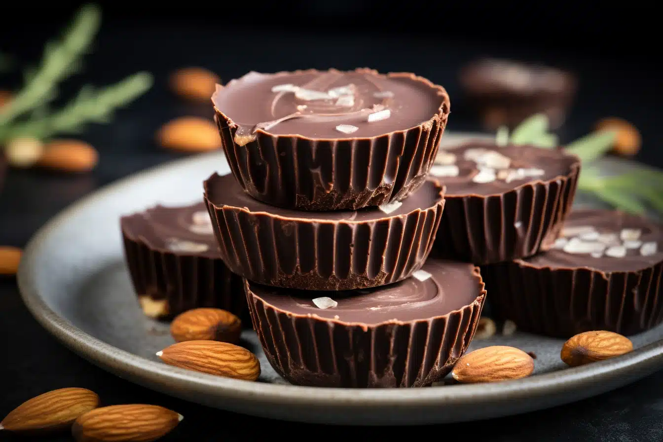 Keto Chocolate Almond Butter Cups