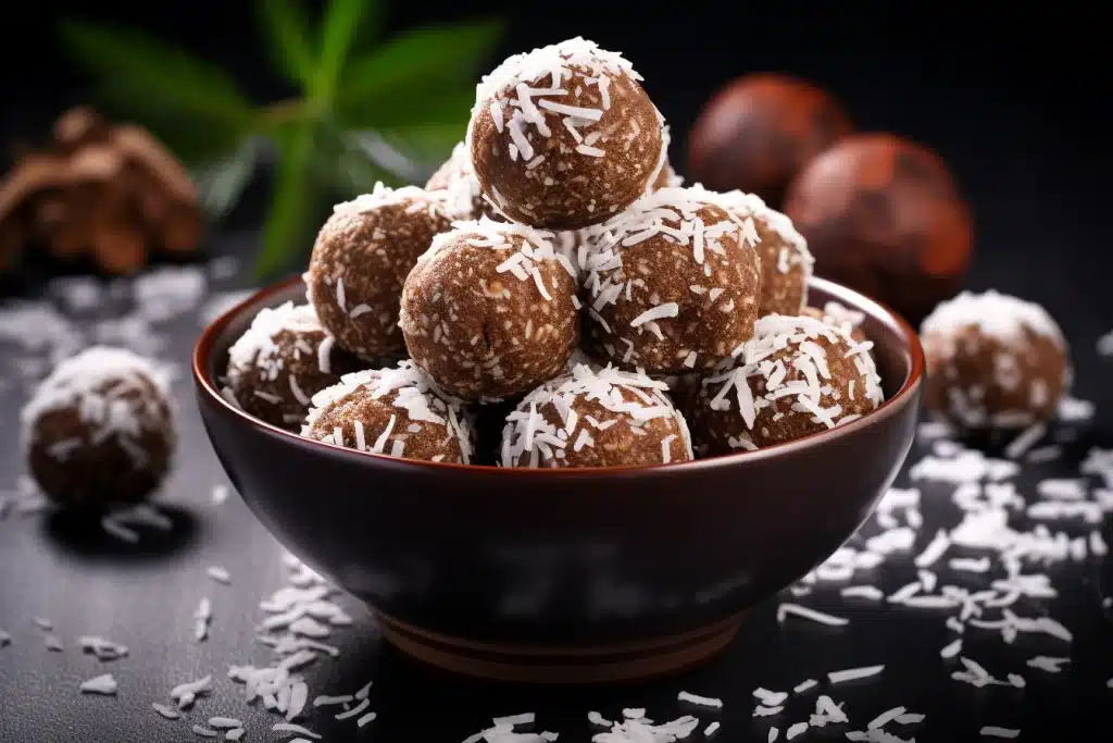Keto Chocolate Coconut Energy Bites