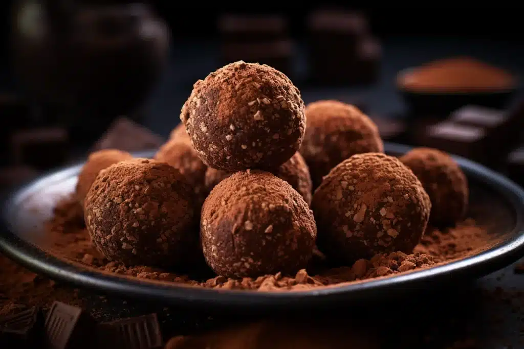 Keto Chocolate Hazelnut Truffles
