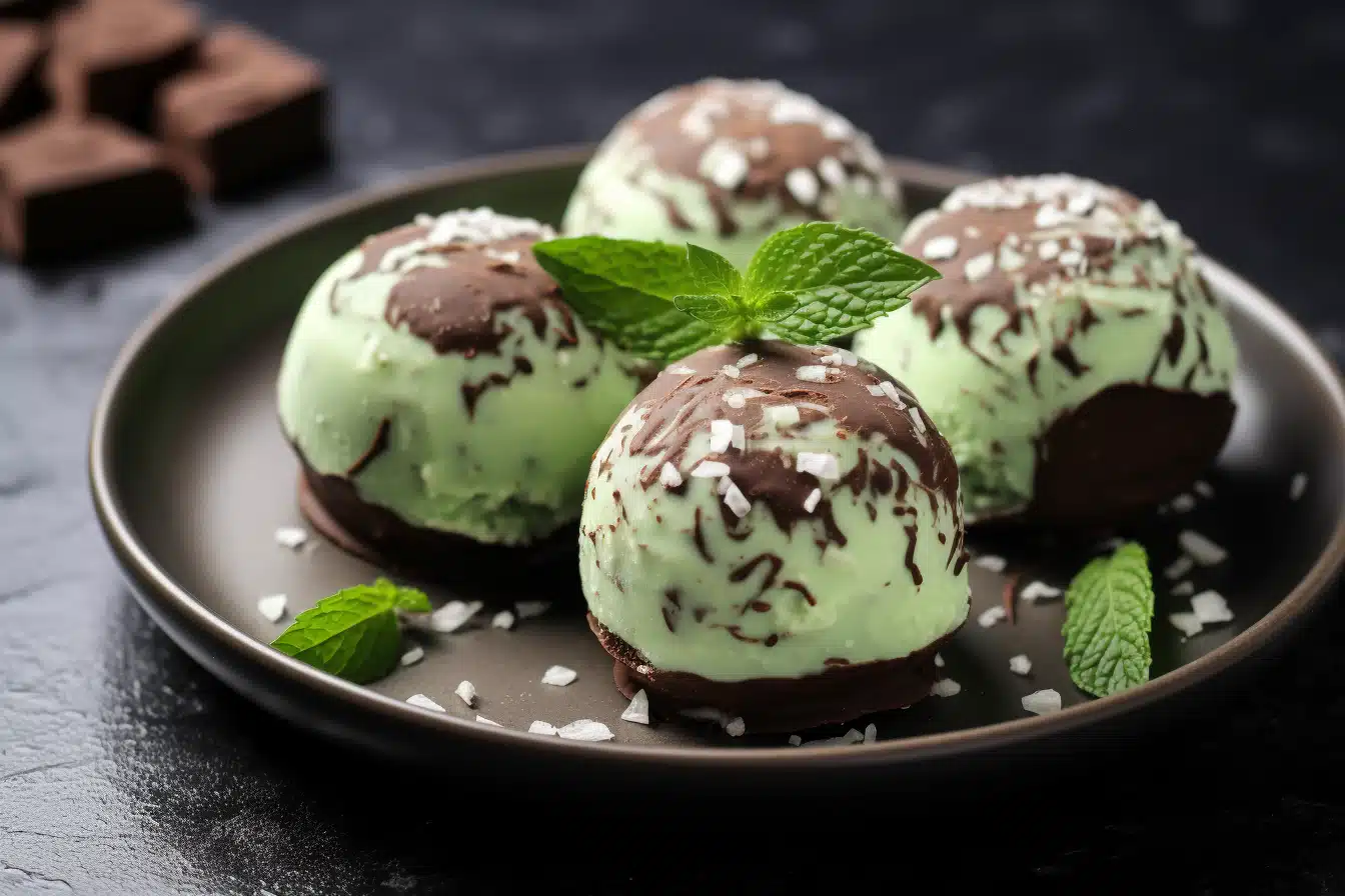 Keto Chocolate Mint Fat Bombs