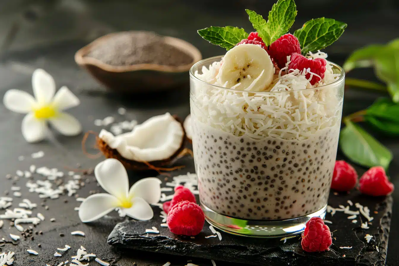 Keto Coconut Chia Pudding