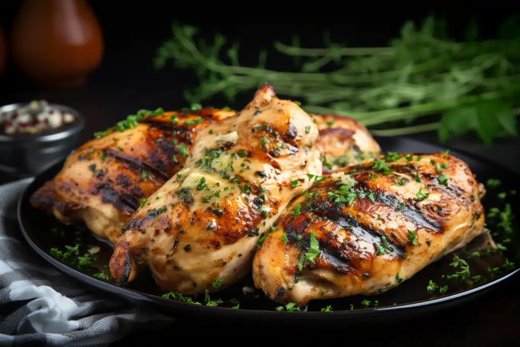 Keto Grilled Chicken with Garlic Butter