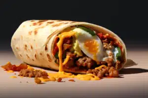 Low-Carb Sausage and Egg Breakfast Burrito