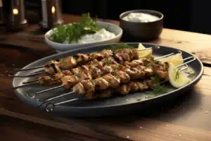 Mediterranean Chicken Skewers with Tzatziki Sauce