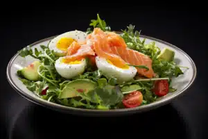 Smoked Salmon and Avocado Breakfast Salad