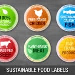 Different natural and sustainable product labels