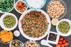 nutrient-rich alternatives on the table: chia seeds, and lentils to sweet potatoes and kale