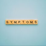 an image that has a word symptoms in it