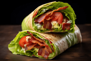 Keto BLT Wrap with Lettuce