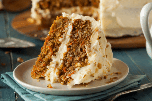 A picture of a yummy Keto Carrot Cake