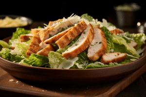 Second on the top 10 foods is Keto Chicken Caesar Salad