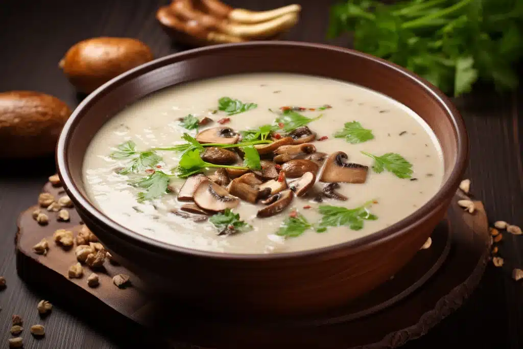 Keto Creamy Mushroom Soup