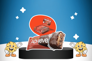 ACHIEVE Keto Chocolate Bars Caramel Cacao by ahead on a platform for best keto snacks