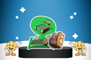 ACHIEVE Keto Chocolate Bars Hazelnut Cacao by ahead on a platform for best keto snacks