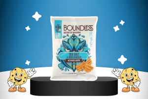 Activated Chips Sea Salt and Cider Vinegar Crisps 80g by Boundless on a platform for best keto snacks