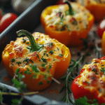 Cheese and Herb Stuffed Mini Bell Peppers : one of the must try keto recipes for Mother's Day