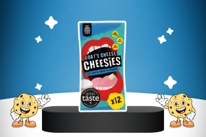 Crunchy Cheese Keto Snack Goats Cheese by CHEESIES on a platform for best keto snacks