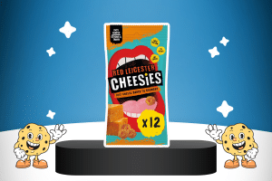 Crunchy Cheese Keto Snack Red Leicester by CHEESIES on a platform for best keto snacks