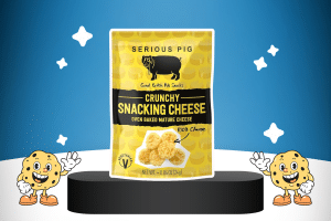 Crunchy Snacking Cheese Snacks Classic by SERIOUS PIG on a platform for best keto snacks