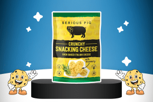 Crunchy Snacking Cheese Snacks Rosemary by SERIOUS PIG on a platform for best keto snacks