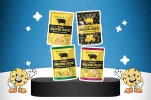 Crunchy Snacking Cheese Variety by SERIOUS PIG on a platform for best keto snacks