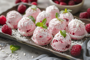Keto Raspberry Cream Cheese Bites : one of the must try keto recipes for Mother's Day
