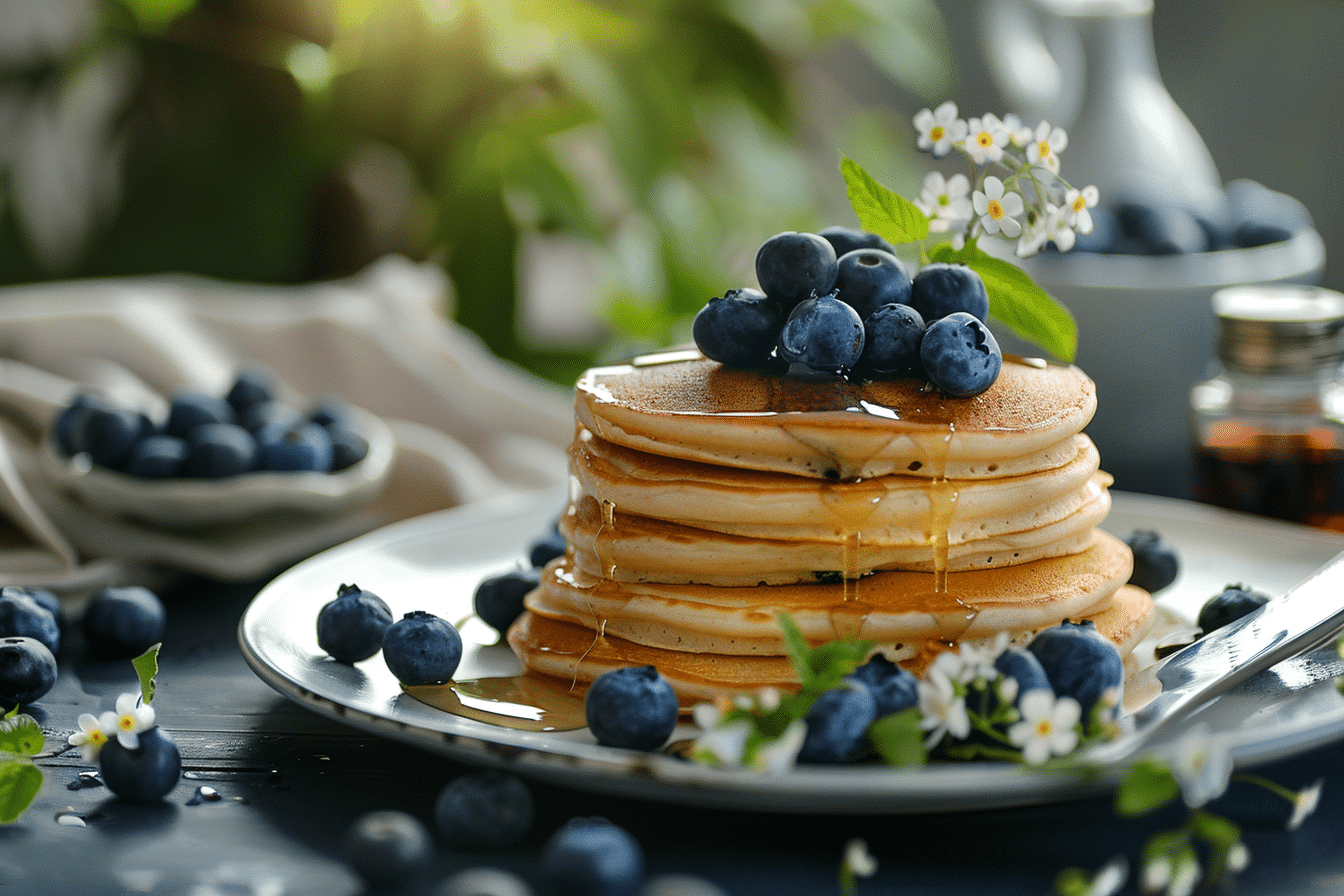 Low-Carb Blueberry Pancakes : one of the must try keto recipes for Mother's Day