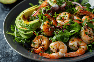 Shrimp and Avocado Salad : one of the must try keto recipes for Mother's Day