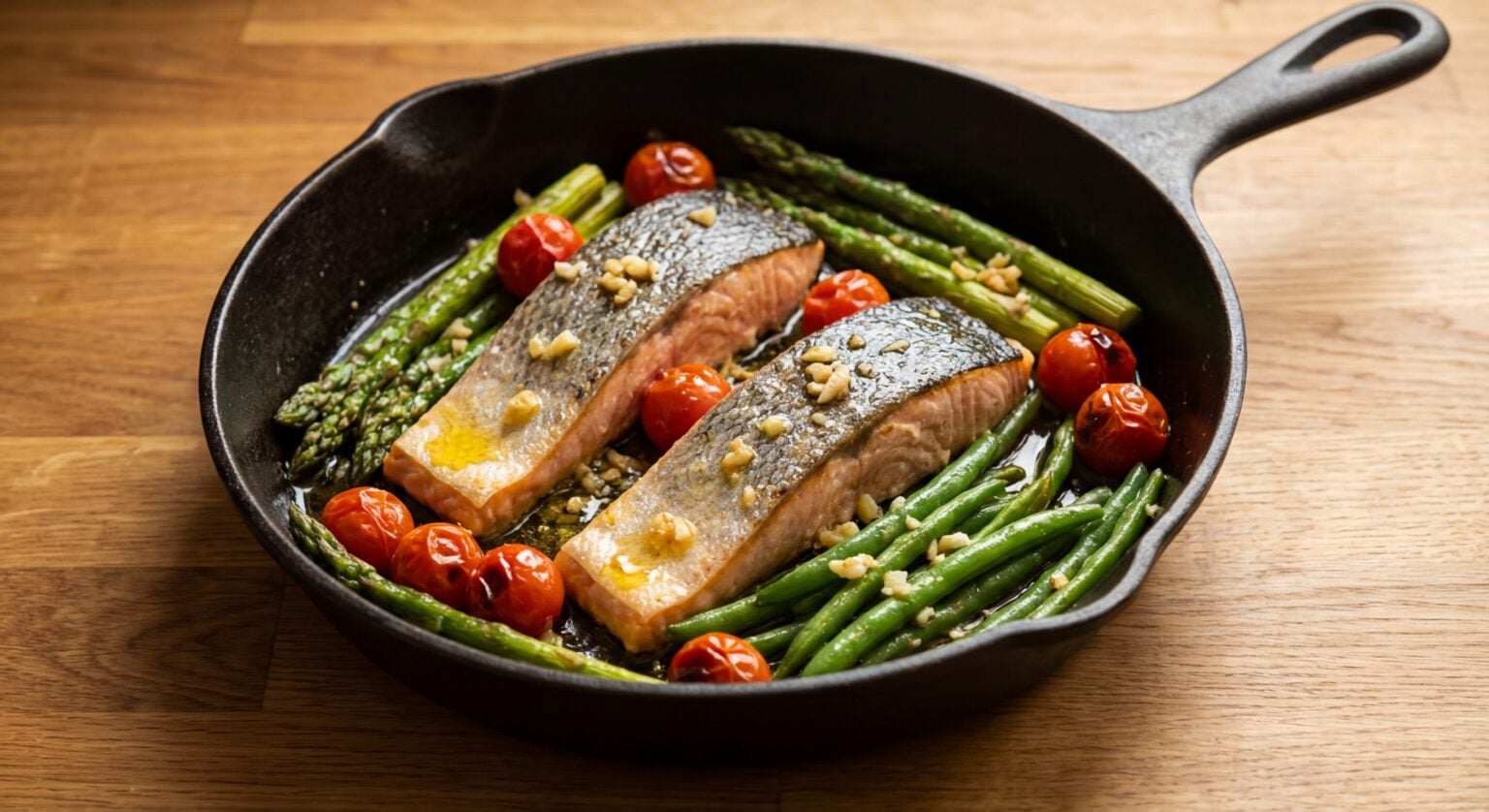 keto one pan salmon recipe