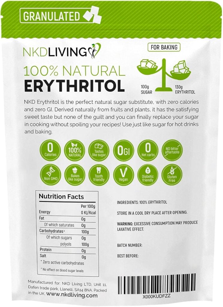 NKD Living Erythritol Granulated Sweetener — image 2