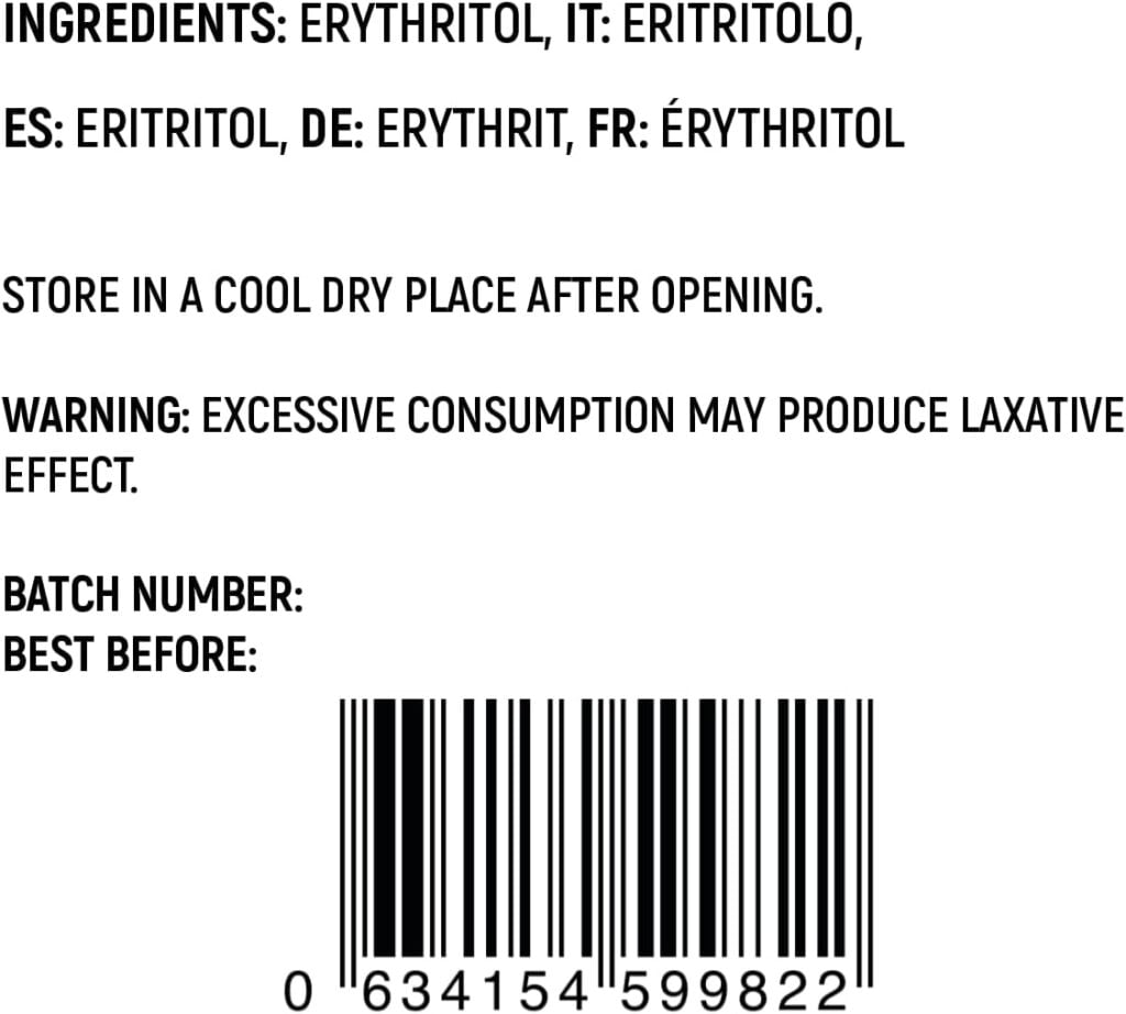 NKD Living Erythritol Granulated Sweetener — image 3