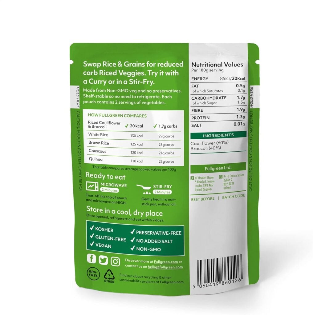 Fullgreen Riced Cauliflower & Broccoli — image 4