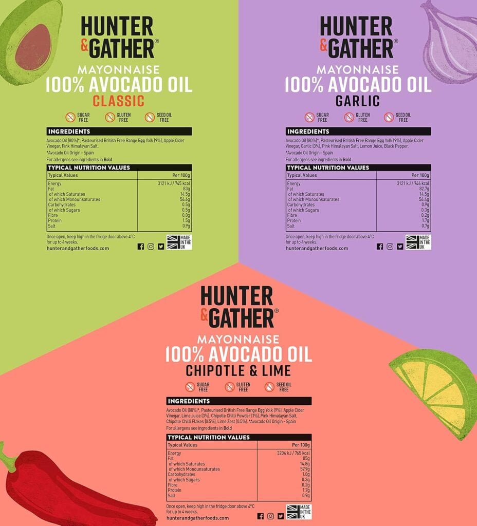 Hunter & Gather Avocado Oil Mayonnaise Variety Pack — image 3