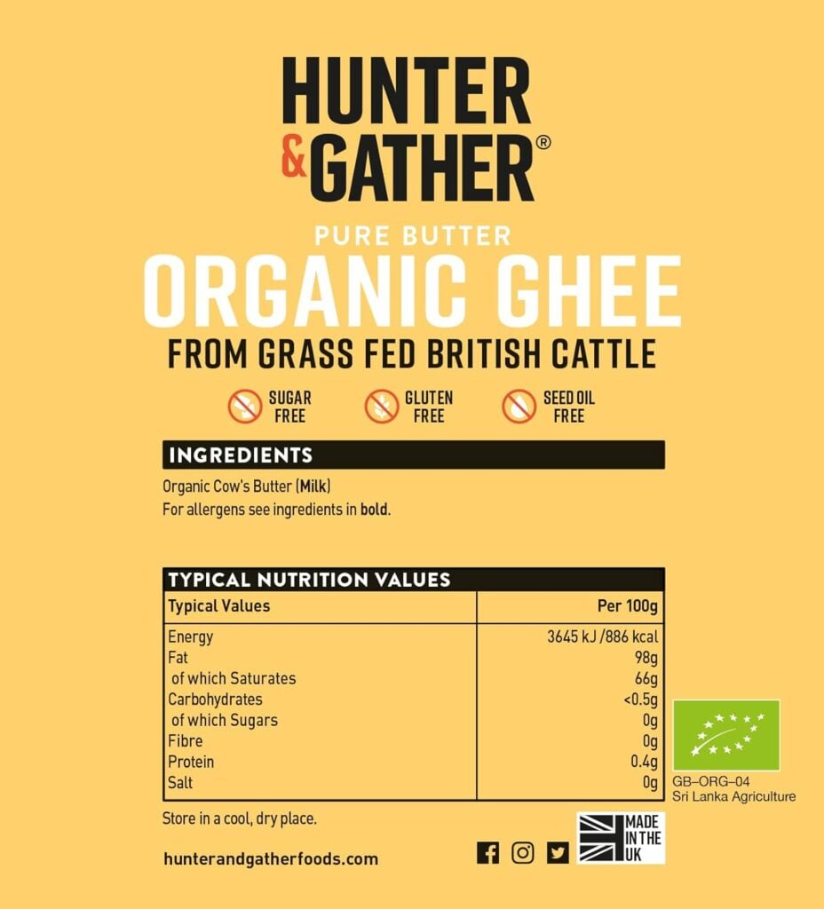 Hunter & Gather Organic Ghee — image 3