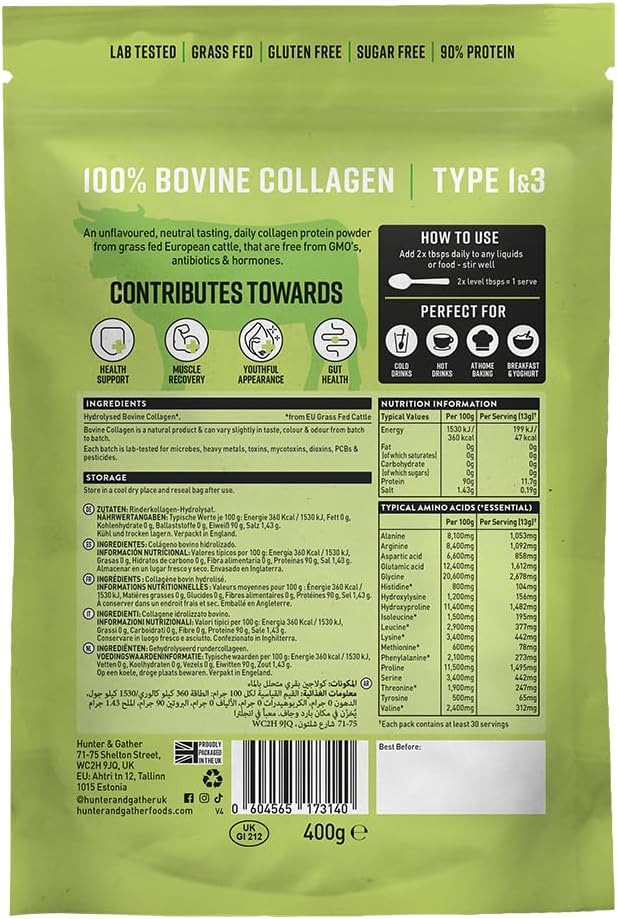 Hunter & Gather Grass Fed Collagen Powder — image 2